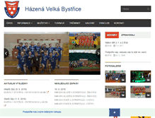 Tablet Screenshot of hazena.velkabystrice.cz